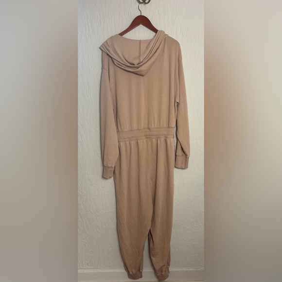 Free People Cozy Cocoon One Piece Jumpsuit Size XL Light Pink - Picture 4 of 4